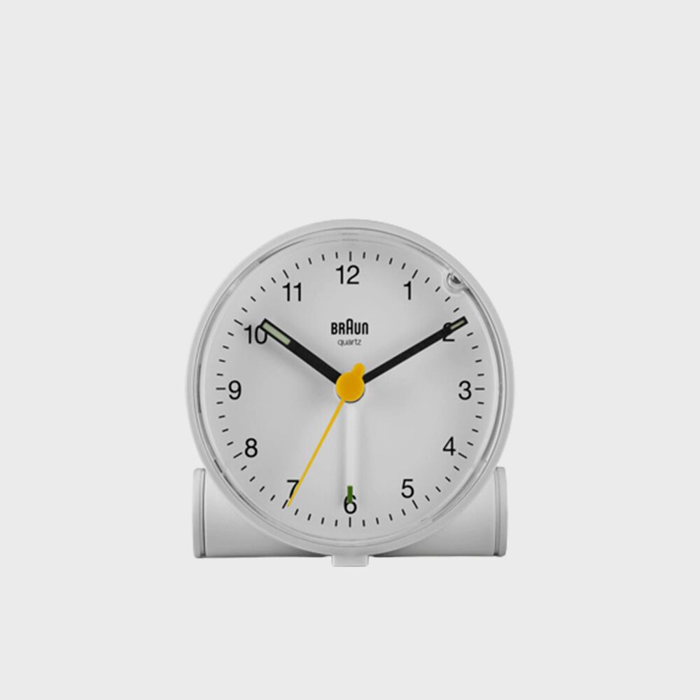 [BRAUN] Braun Clock Bc01 White 감도 깊은 취향 셀렉트샵 29CM