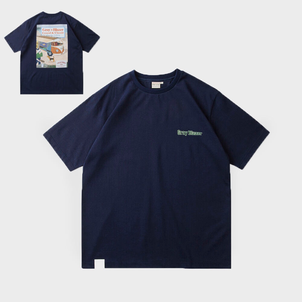 G B Classic T-Shirt (Navy) - 감도 깊은 취향 셀렉트샵 29CM