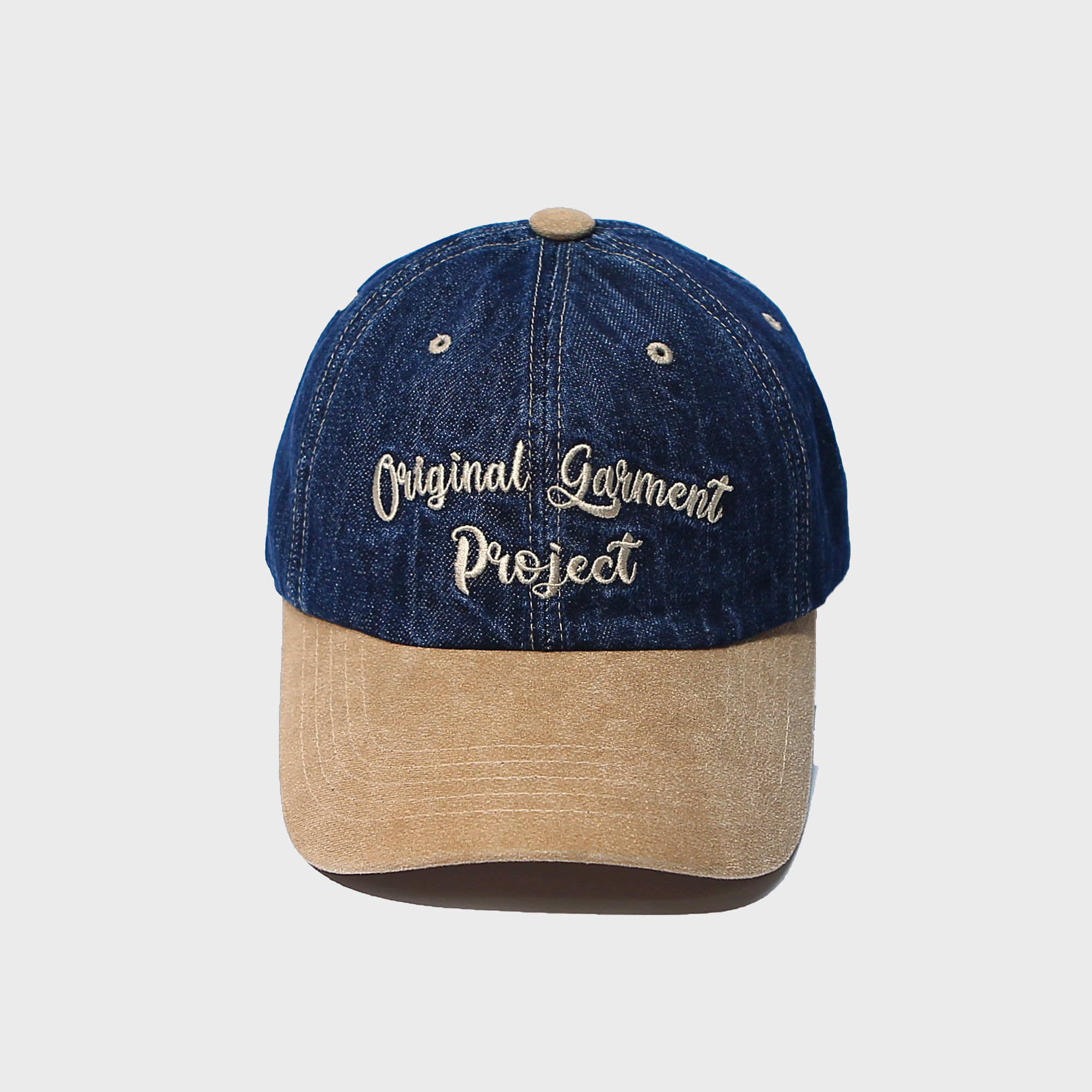 Washed Patch Ball Cap (Vintage Blue) - 감도 깊은 취향 셀렉트