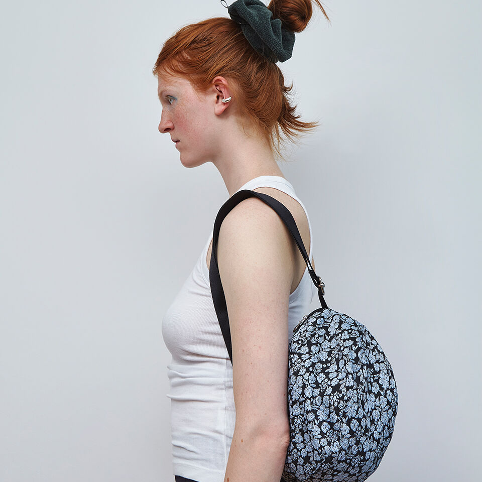 ★TOUT Y EST★ Jacquard Pumpkin Bag Ivy Blue CB2107-2 Jacquard Pumpkin Bag Ivy Blue - 감도 깊은 취향 셀렉트샵 29CM