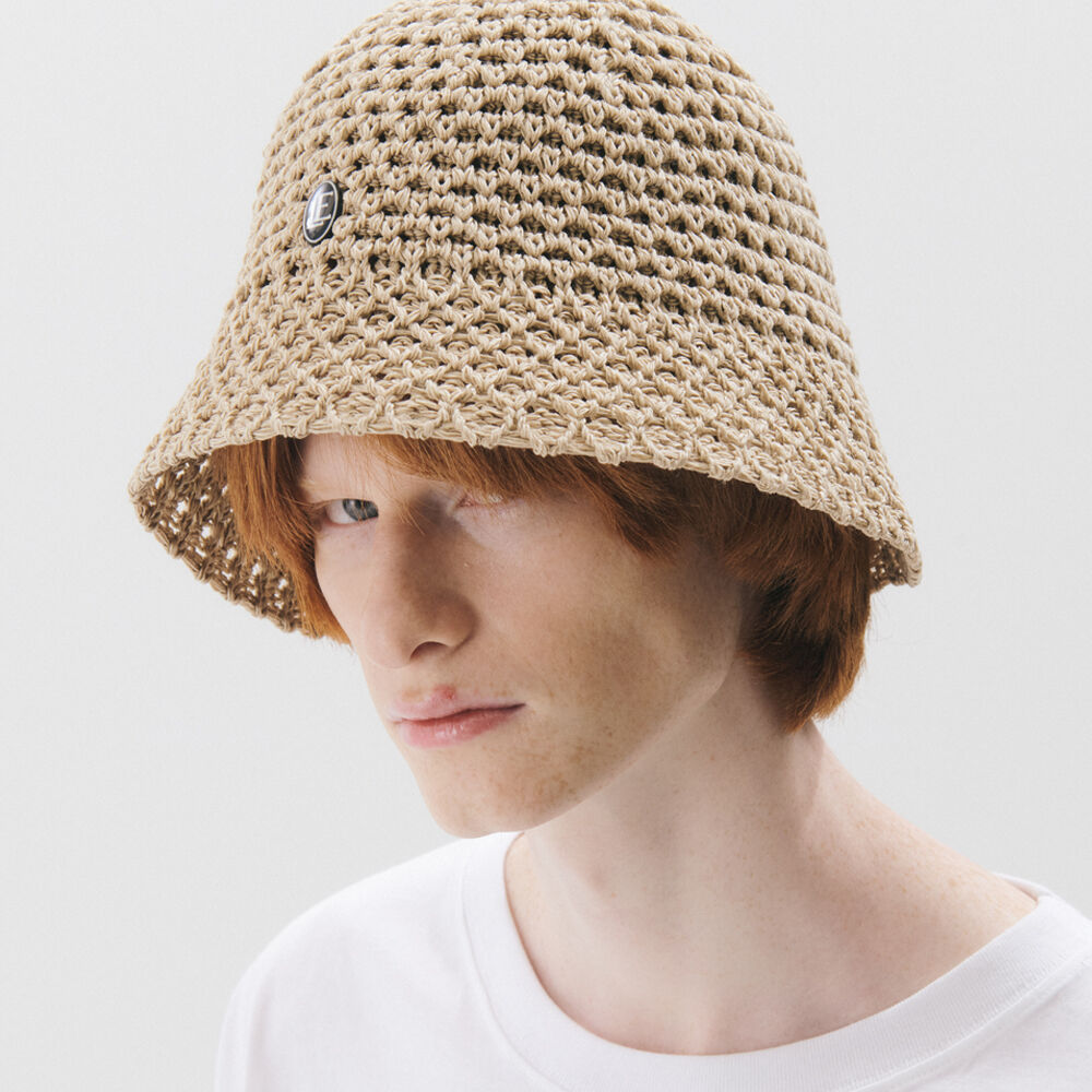UNALLOYED★韓国★男女兼用★人気★ARGYLE KNIT BUCKET HAT 2色 ARGYLE KNIT BUCKET HAT / BLACK - 감도 깊은 취향 셀렉트샵 29CM