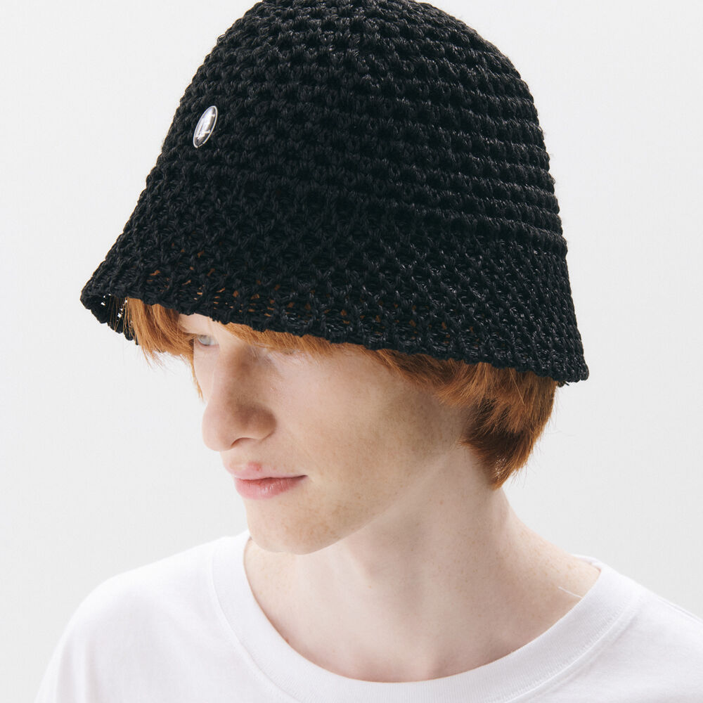UNALLOYED★韓国★男女兼用★人気★ARGYLE KNIT BUCKET HAT 2色 ARGYLE KNIT BUCKET HAT / IVORY - 감도 깊은 취향 셀렉트샵 29CM