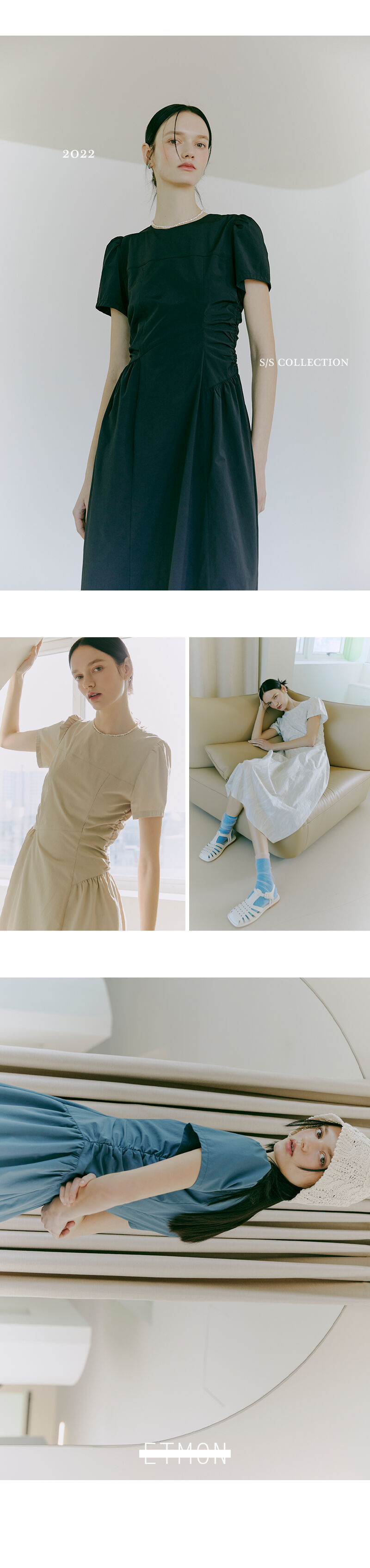 Side Shirring Dress, Black - 감도 깊은 취향 셀렉트샵 29CM