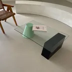 CONCRET B side table 콘크리트  B 사이드 유리 테이블