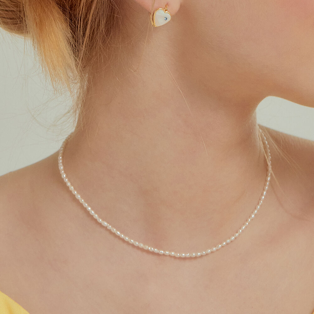 ☆TATIANA☆ SILVER925 Shine Tinsel Necklace NZ2017 타티아나 주얼리 - (SILVER925) Shine Tinsel Necklace NZ2017