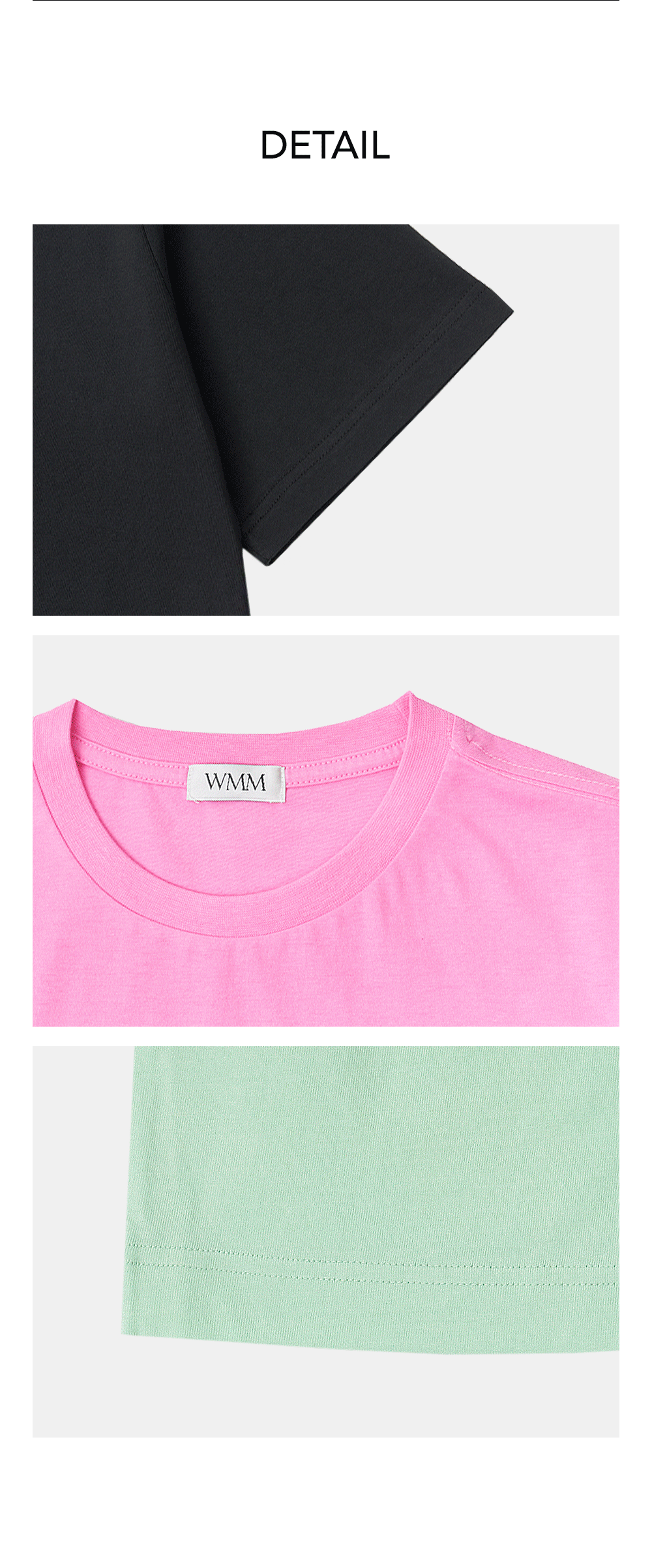 WMM STUDIOS - Classic Logo T / Slim-fit / Crop T-shirt