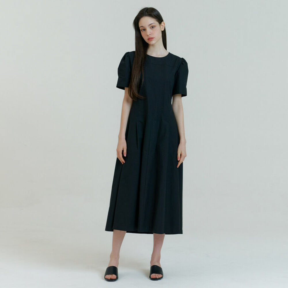 ワンピース ETMON Waist Pintuck Dress, Black Designer fashion, Seoul-fully created | W Concept