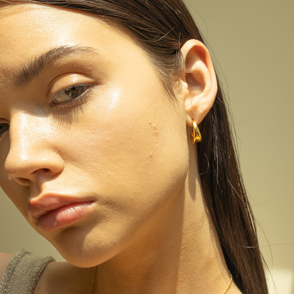 ピアス EOU STUDIO Easy Earring05GD WAVE PIERCED EARRINGS(2JP0584)K10 ピアス｜スタージュエリー
