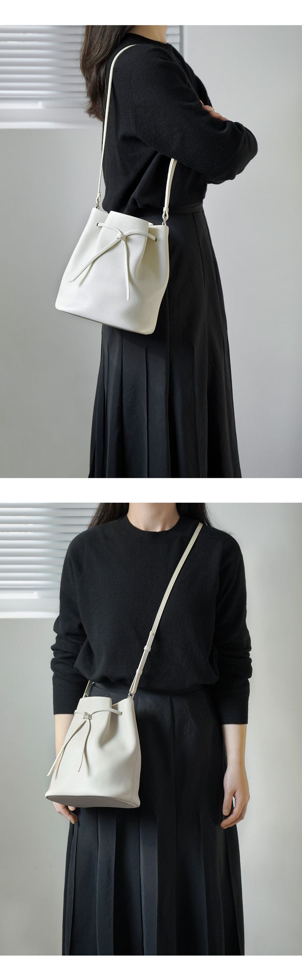 Knot Bucket Bag (노트 버킷백) / Light gray 감도 깊은 취향 셀렉트샵 29CM