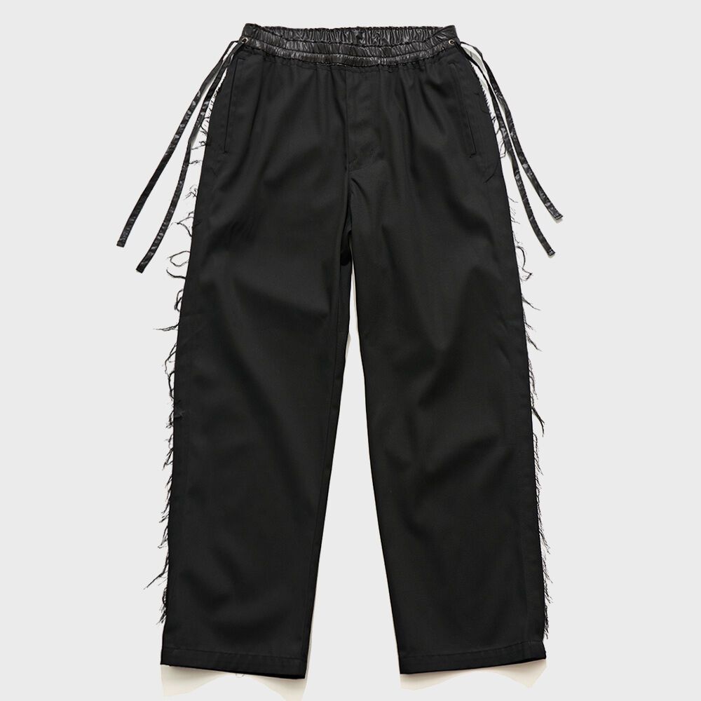 RAW EDGE CUT PANTS / BLACK 감도 깊은 취향 셀렉트샵 29CM