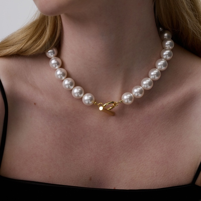 The Basic Pearl Necklace 14Mm - 감도 깊은 취향 셀렉트샵 29Cm