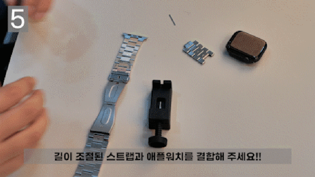 [오늘도착/필름증정] 애플워치 2 3 4 5 6 7 8 9 10 SE 클라시 메탈 스트랩 시계줄 밴드 상세 이미지 21