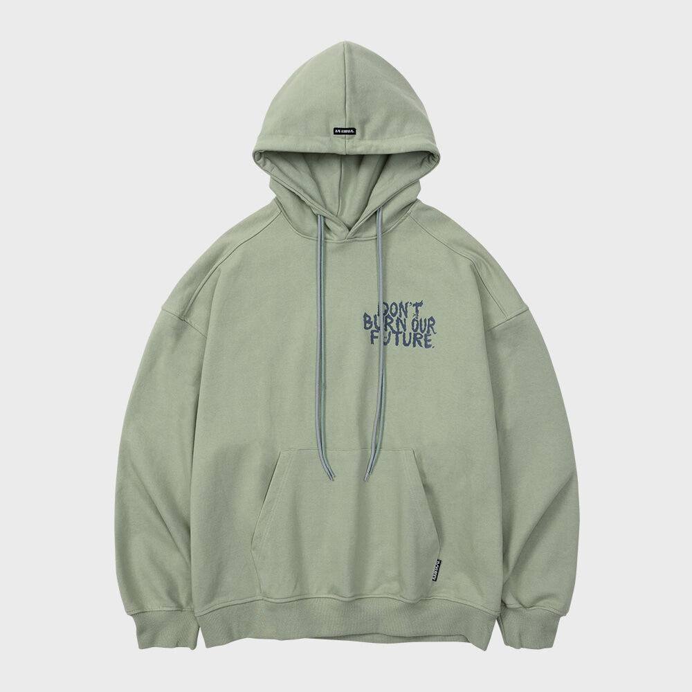 [NOT4NERD] N4ND Drip Logo Pullover Hood ☆送料込☆ N4ND Drip Logo Pullover Hood - Grey - 감도 깊은 취향 셀렉트