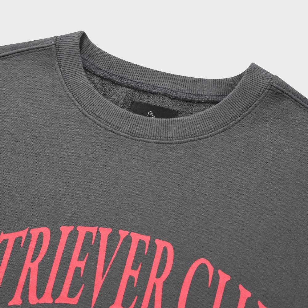 RETRIEVER FRIENDS CREWNECK [CHARCOAL] - 감도 깊은 취향