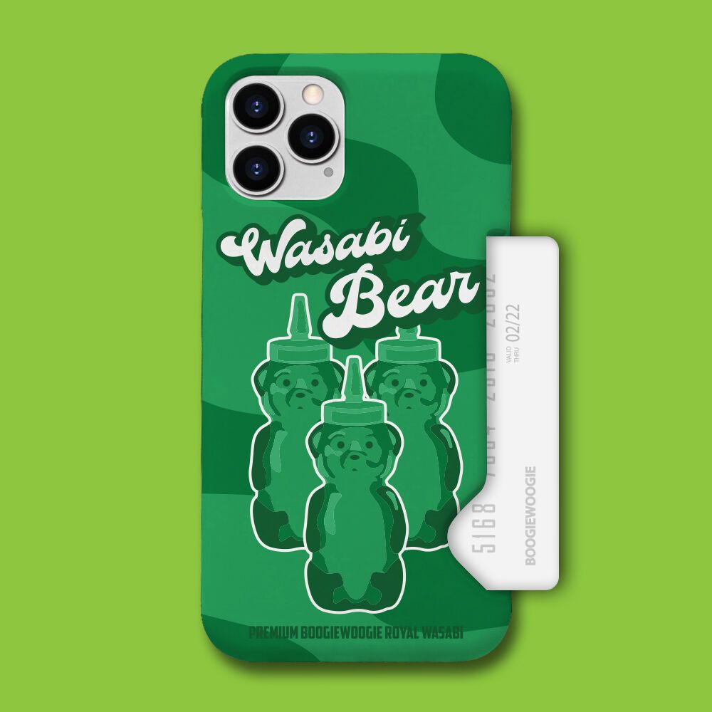 슬림카드 케이스 와사비 베어(Wasabi Bear) 감도 깊은 취향 셀렉트샵 29CM