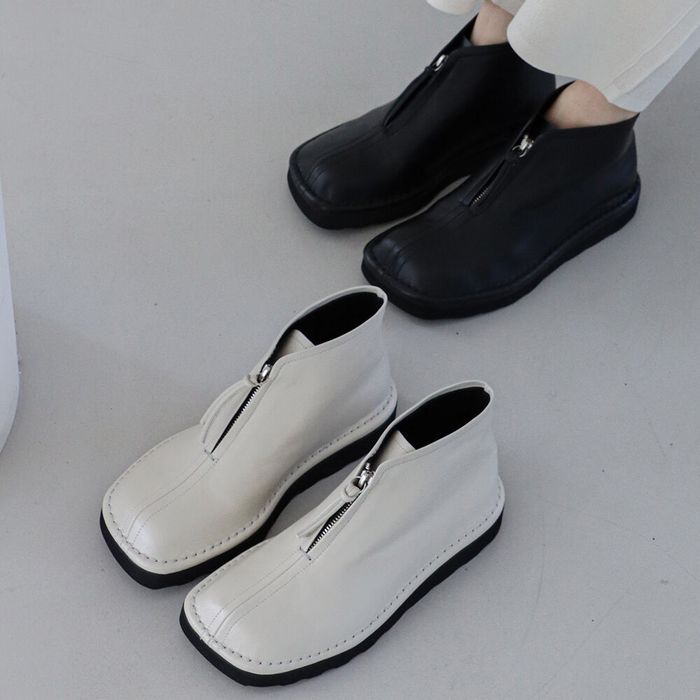 ZIPPER LOW BOOTS_22531(2COLORS) 감도 깊은 취향 셀렉트샵 29CM