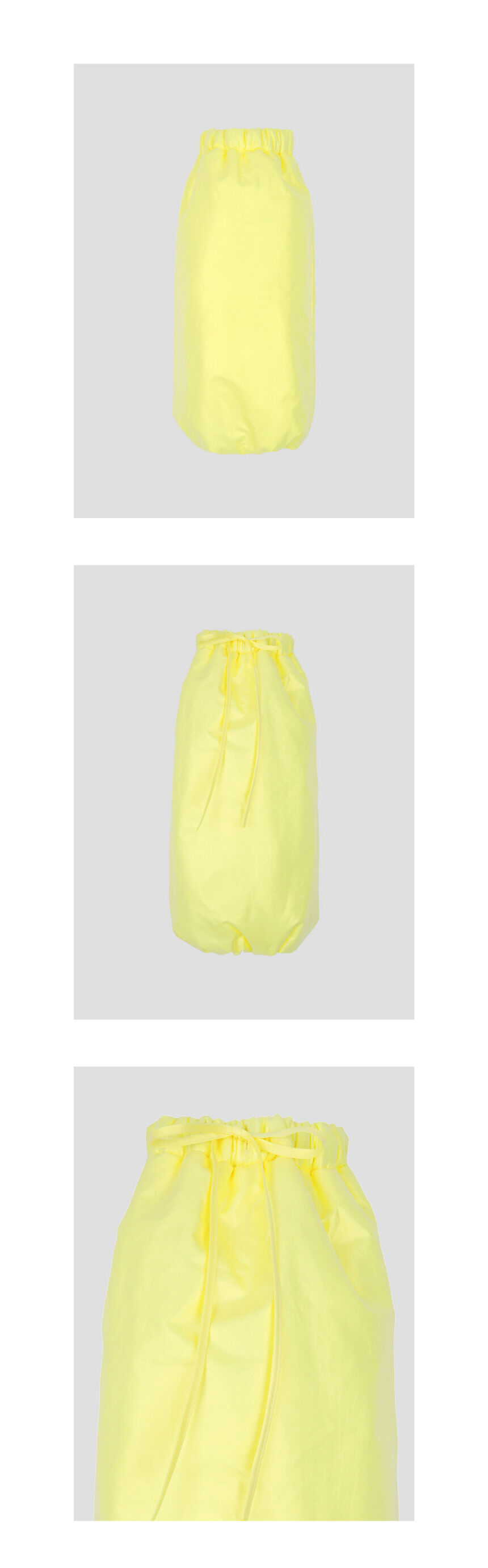 Padding Leg Warmer Light Yellow WBBFAC004YE 감도 깊은 취향 셀렉트샵 29CM