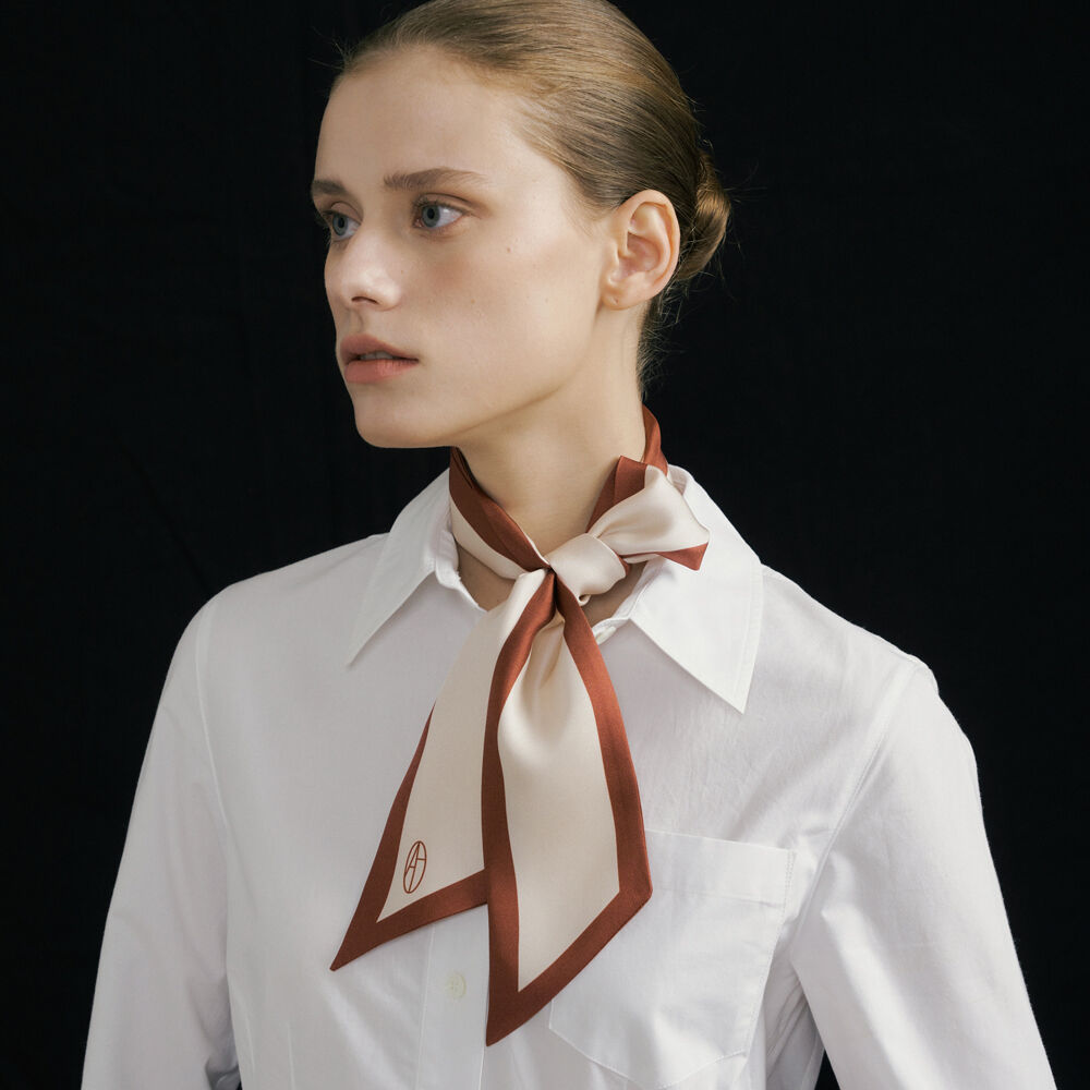 ■ENGBROX■ classic heart twilly silk scarf3 colors EBSF2500 Silk Twill Scarves Collection: Captivating Designs | ELIZA