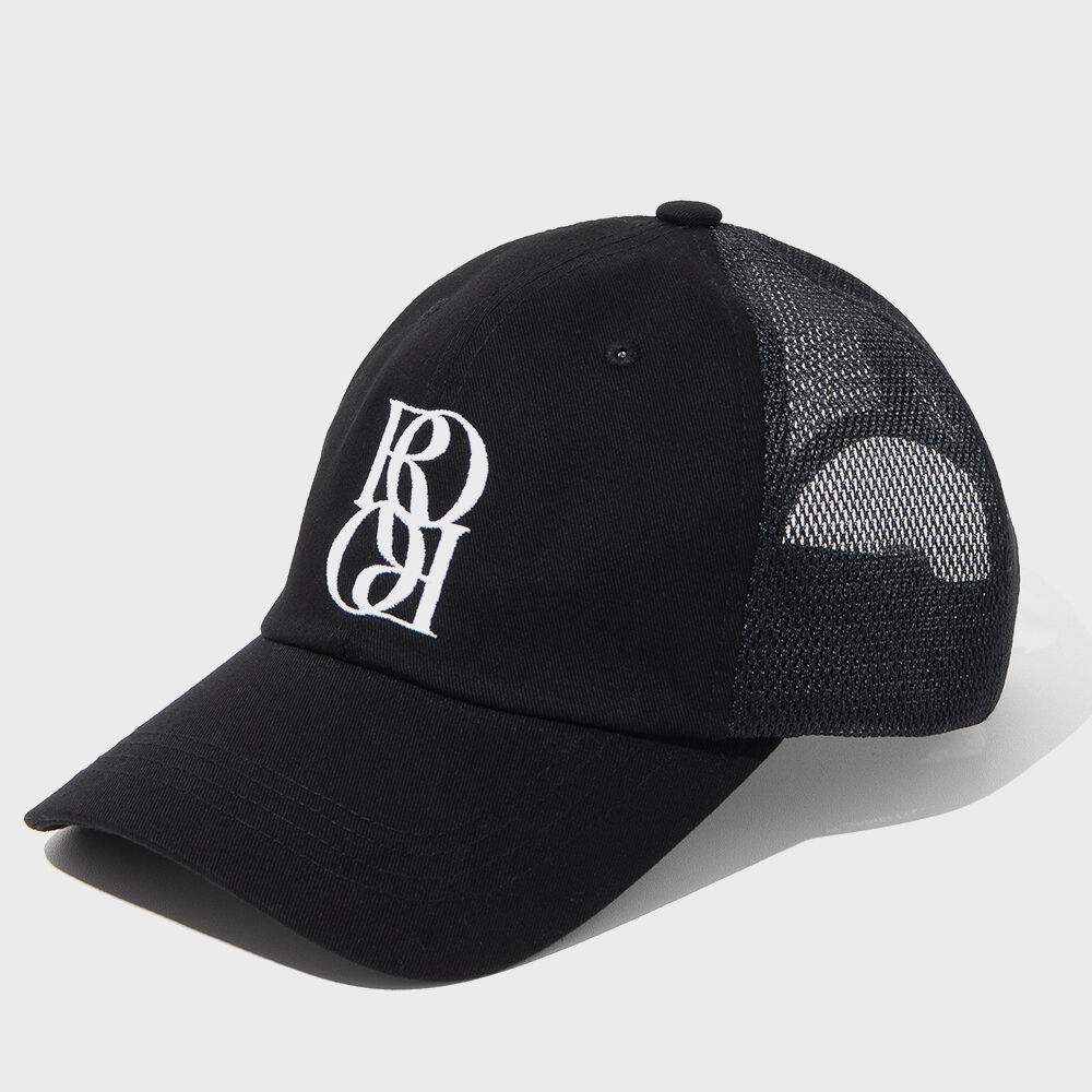 BBD Sketch Logo Trucker Mesh Cap (Black) - 감도 깊은 취향