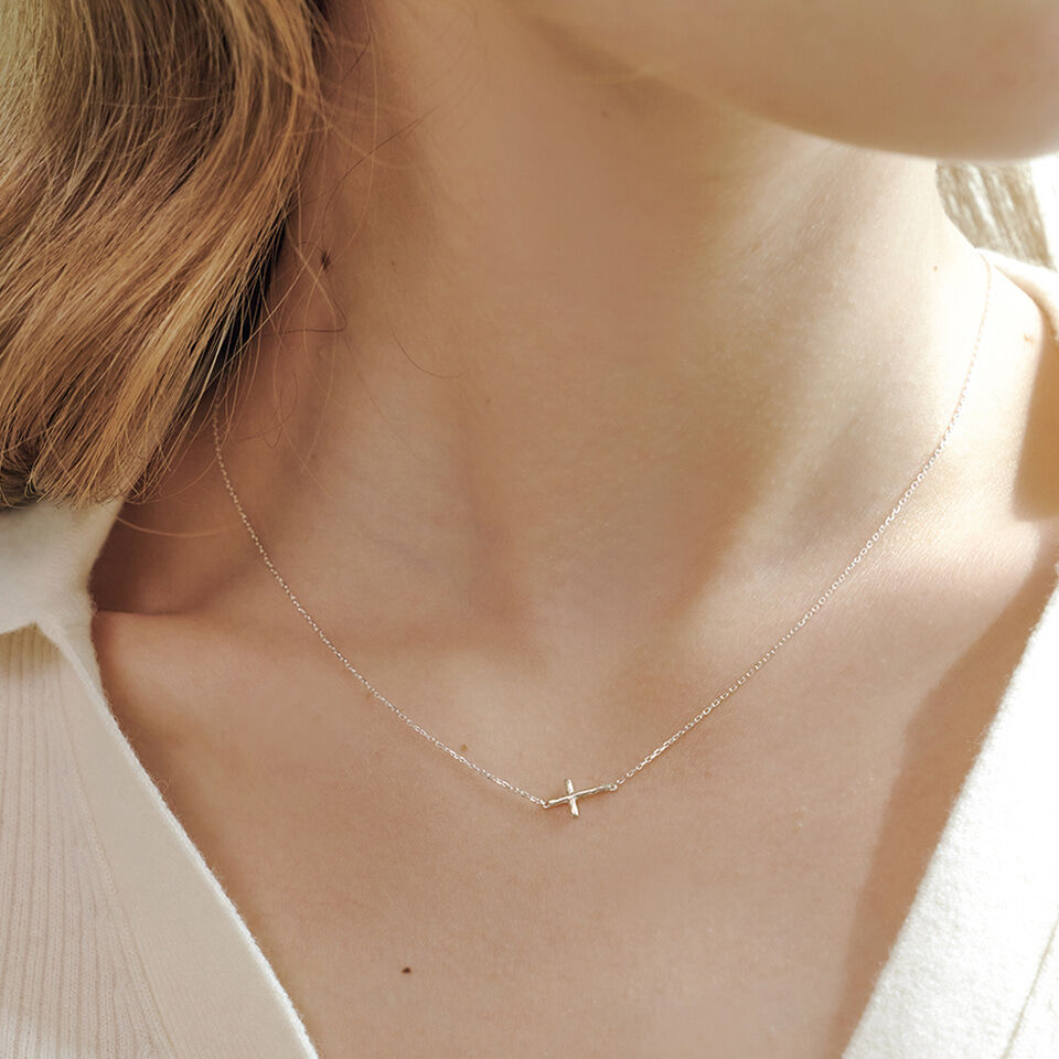 ★Hei★ [sv925] essential cubic snake chain necklace sv925] essential cubic snake chain necklace - 감도 깊은 취향