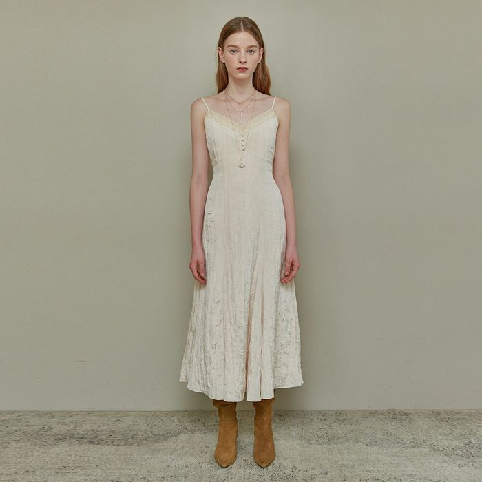 BEADED LACE SLIP DRESS_CREAM 감도 깊은 취향 셀렉트샵 29CM
