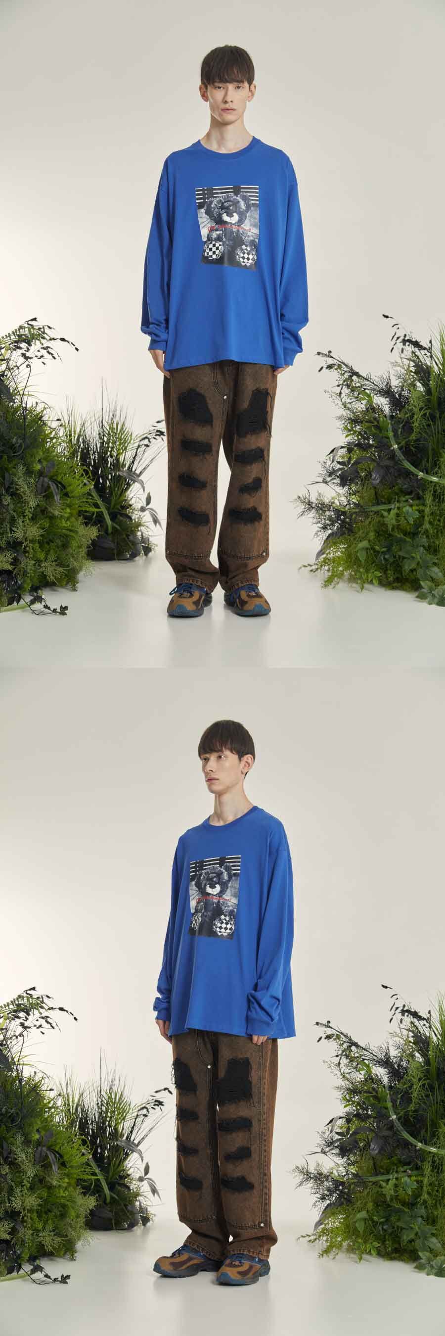 WRINKLE ODOLLY LONG SLEEVE-BLUE - 감도 깊은 취향 셀렉트샵 29CM
