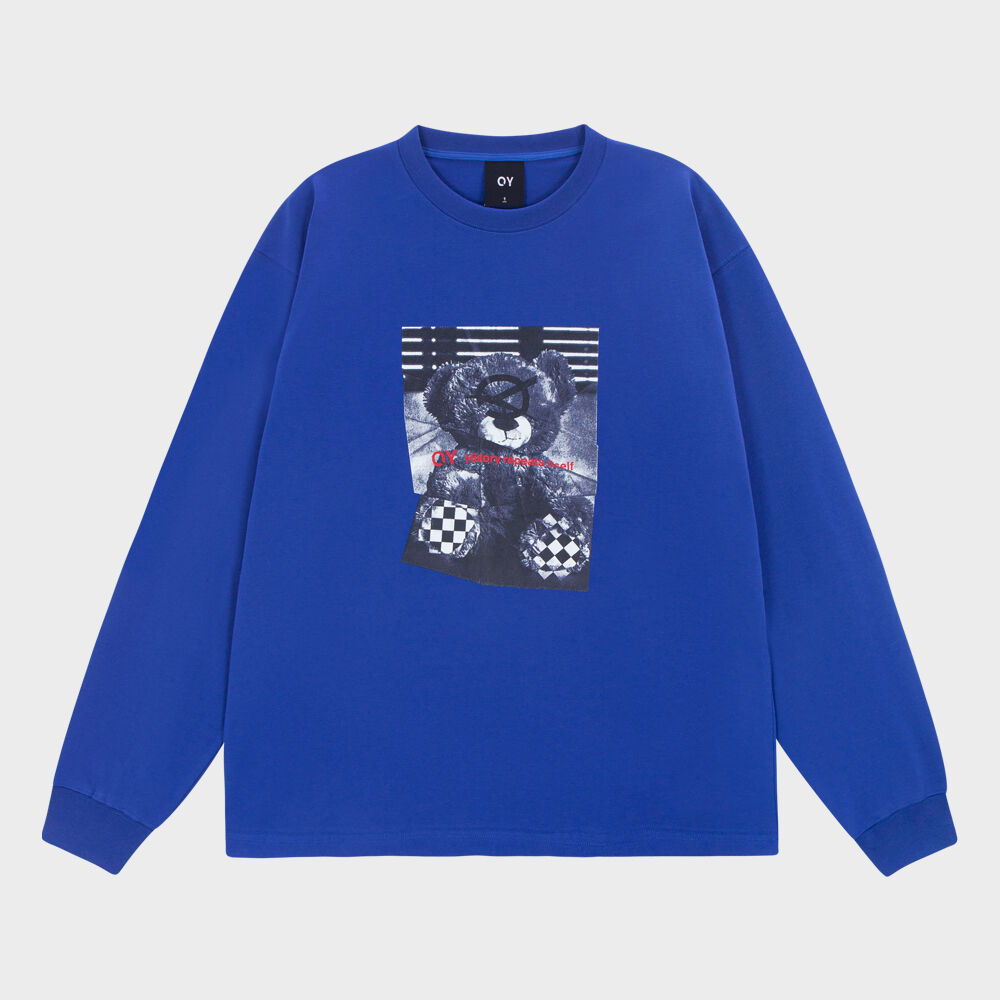 ★OY★WRINKLE ODOLLY LONG SLEEVE-BLUE★正規品/韓国直送料込 OY（オーワイ）の「『OY/オーワイ』TWIN ODOLLY LONG SLEEVE