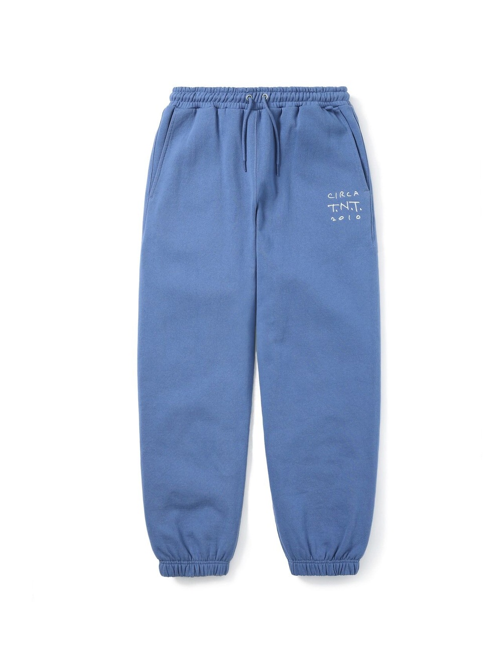 Pull&Bear oversized New York slogan sweatpants in navy blue - part of a set