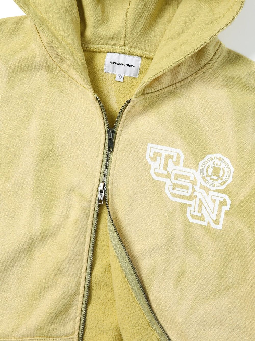 Faded Zip Up Hoodie Lemon - 감도 깊은 취향 셀렉트샵 29CM