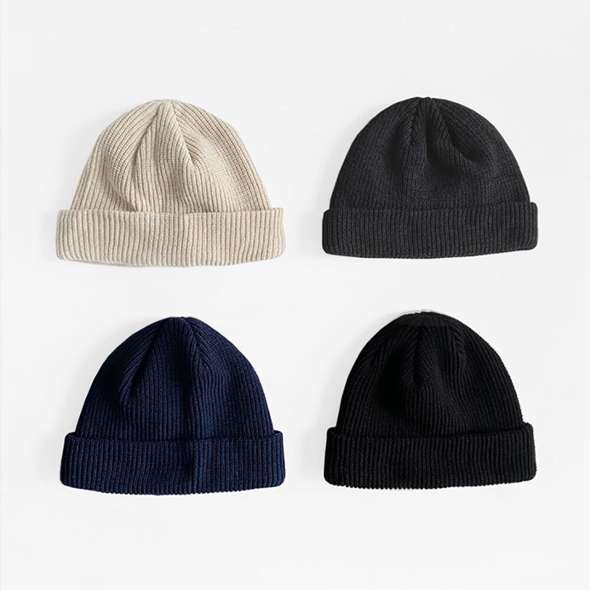 Mat Knitted Short Beanie 4c 감도 깊은 취향 셀렉트샵 29cm