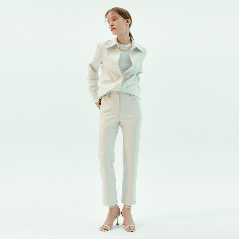 FAKE LEATHER PANTSIVORY 감도 깊은 취향 셀렉트샵 29CM