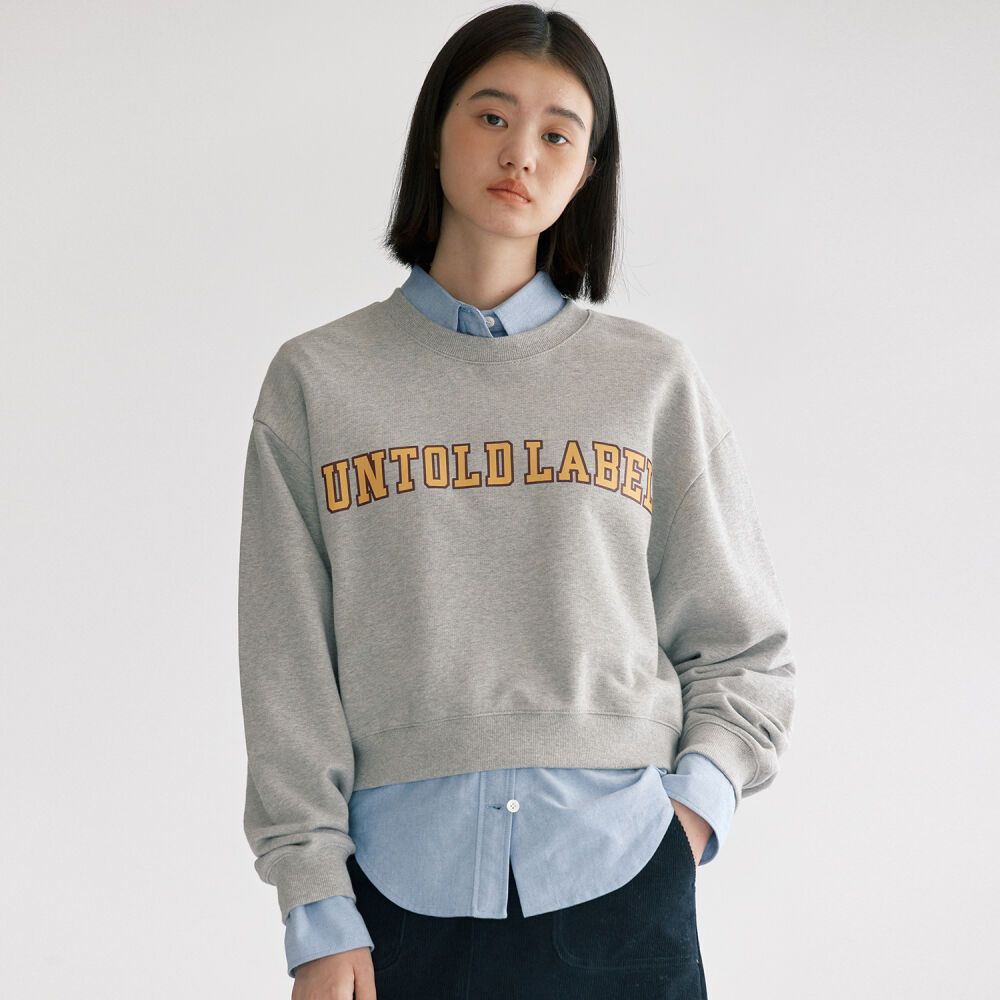 UL COLLEGE LOGO MTM_GRAY [U2F0X40296] - 감도 깊은 취향 셀렉트샵 29CM