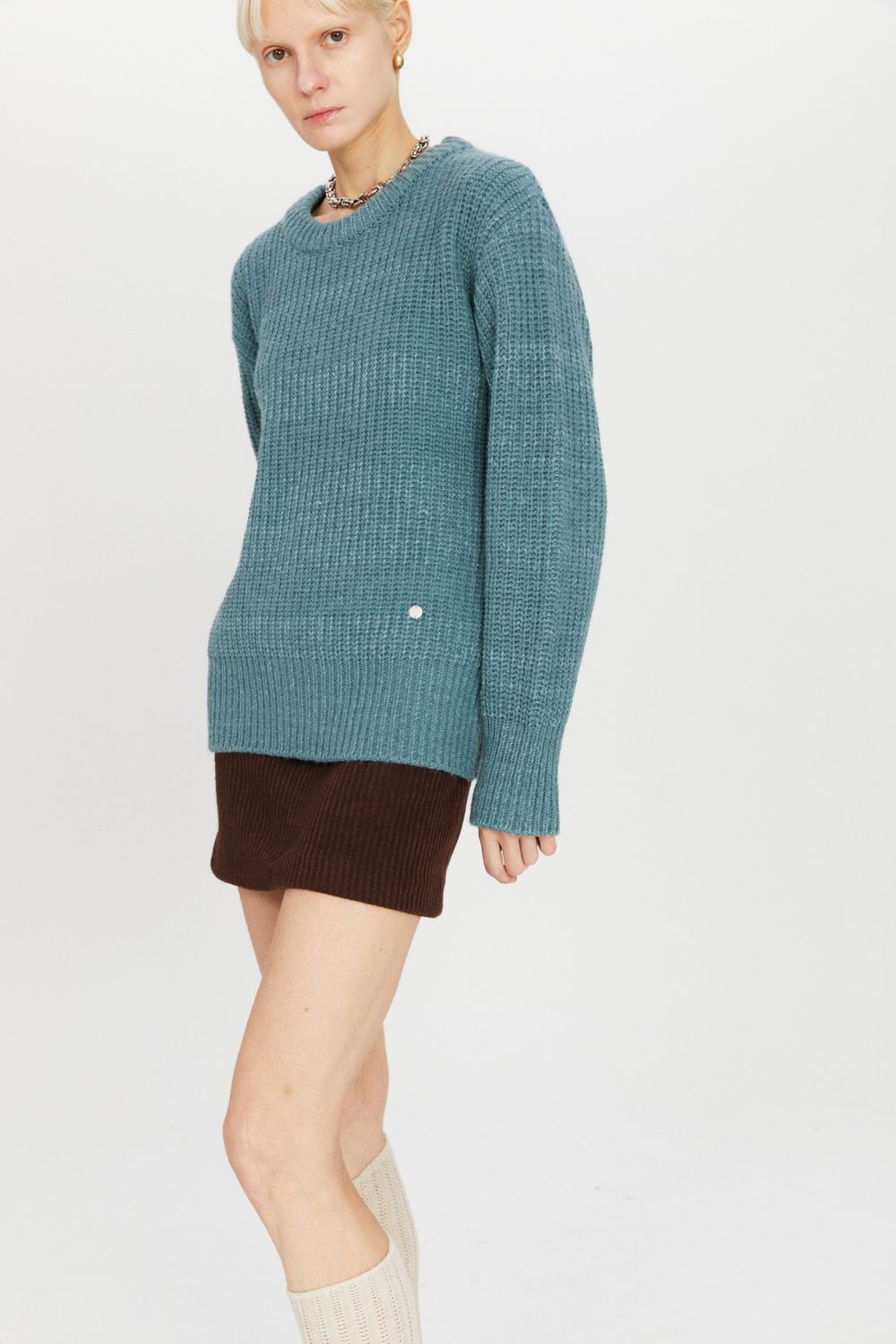 BORIS CHUNKY KNIT SWEATER SEASALT BLUE 감도 깊은 취향 셀렉트샵 29CM