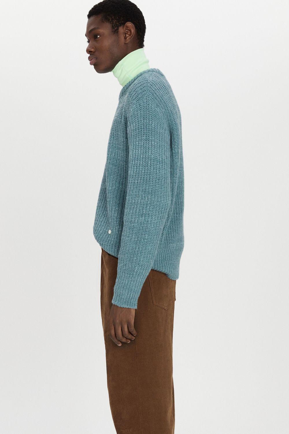 BORIS CHUNKY KNIT SWEATER SEASALT BLUE 감도 깊은 취향 셀렉트샵 29CM