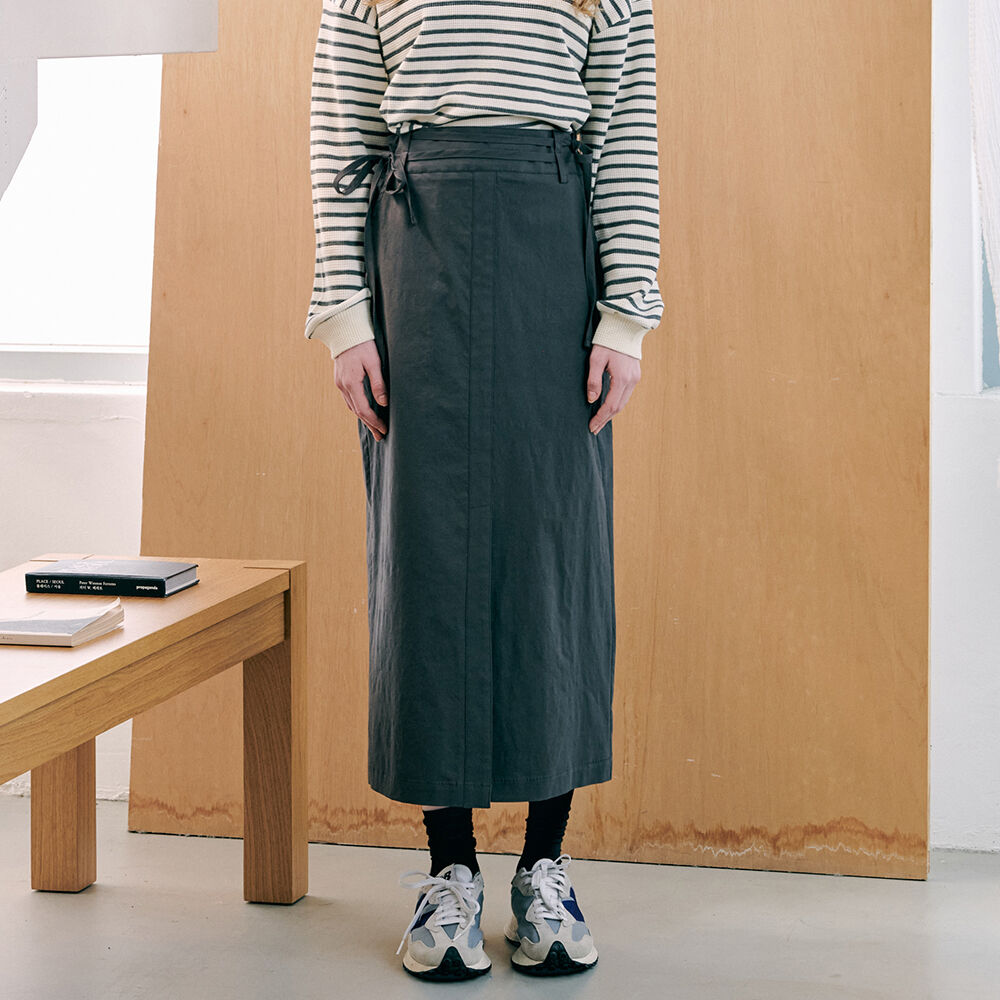 Haze Sheer Wrap Skirt_Black - 감도 깊은 취향 셀렉트샵 29CM