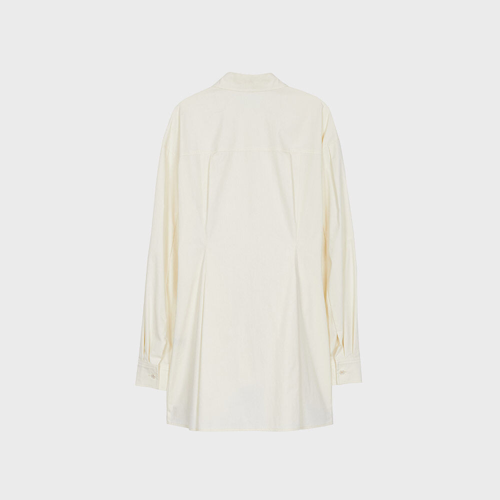 Shirring Shirts Onepiece in Ivory VW2AO470-03 - 감도 깊은