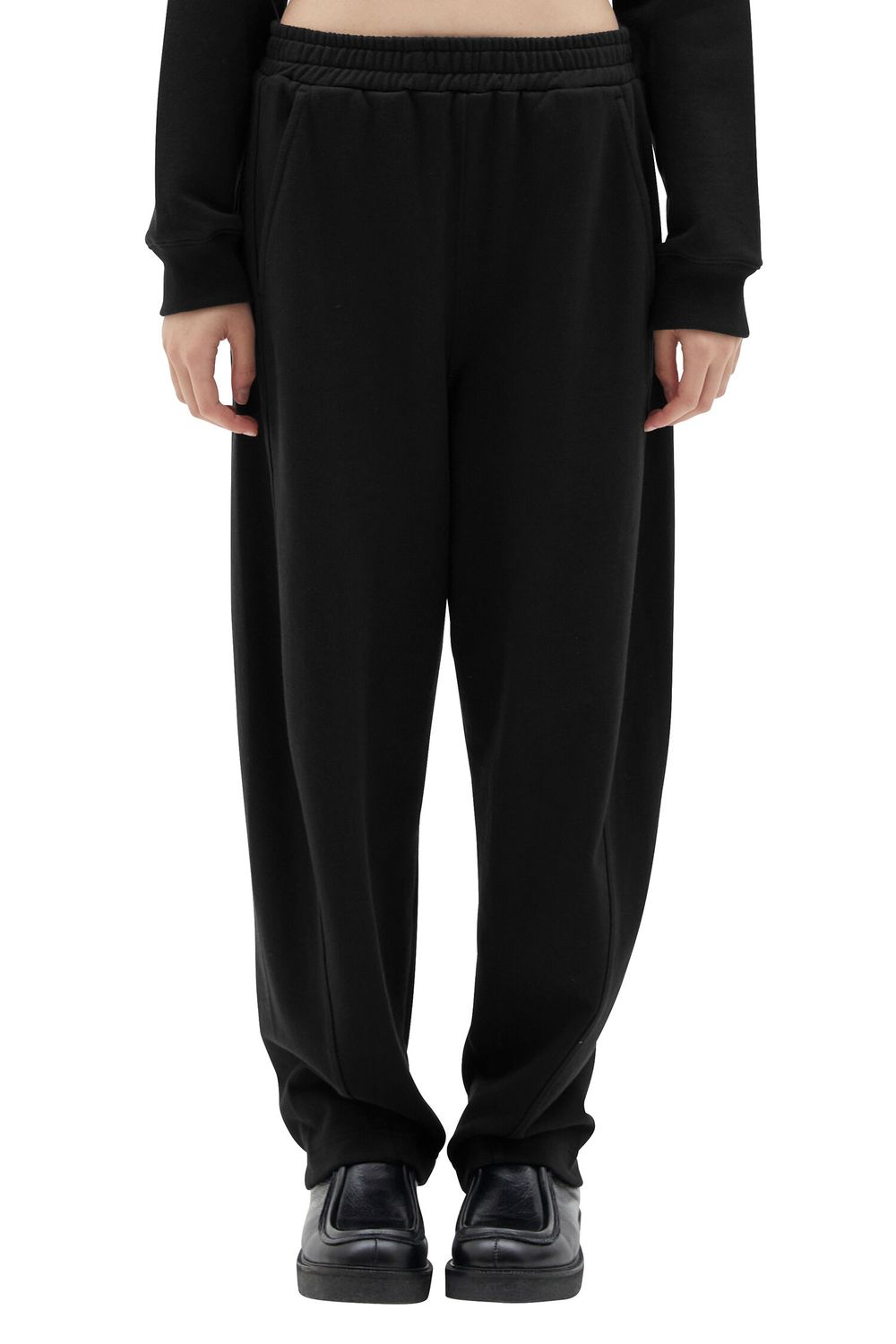 W BAGGY SWEAT PANTS BLACK 29CM w-baggy-sweat-pants-black-29cm