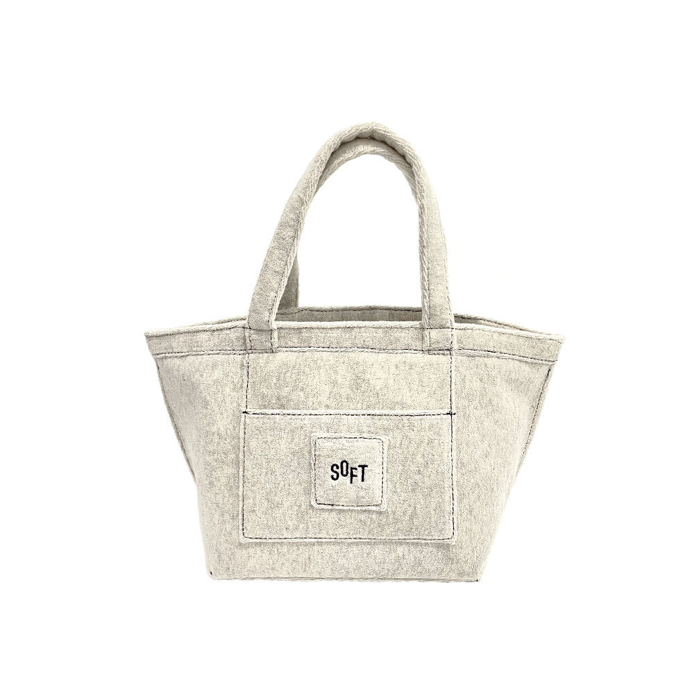 【SOFT SEOUL】 SOFT TERRY MARKET BAG [MELANGE GRAY] Designer fashion, Seoul-fully created | W Concept