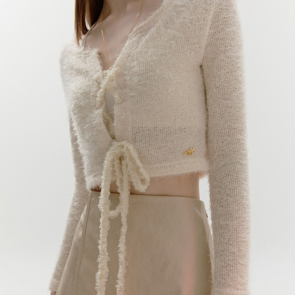SOFT PEACH CARDIGAN [CREAM] - 감도 깊은 