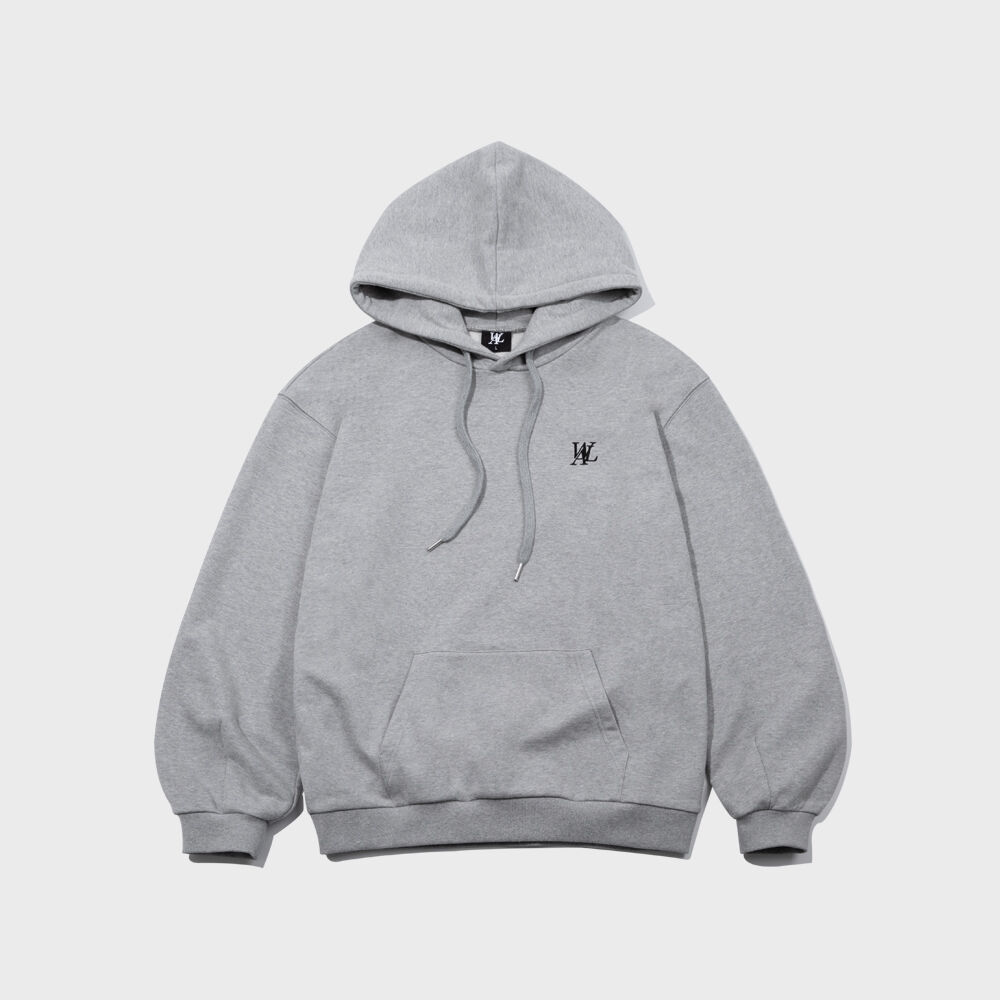 [WOOALONG]★24FW★韓国人気★WAL signature balloon over hood WAL signature balloon over hood - LIGHT GREY - 감도 깊은