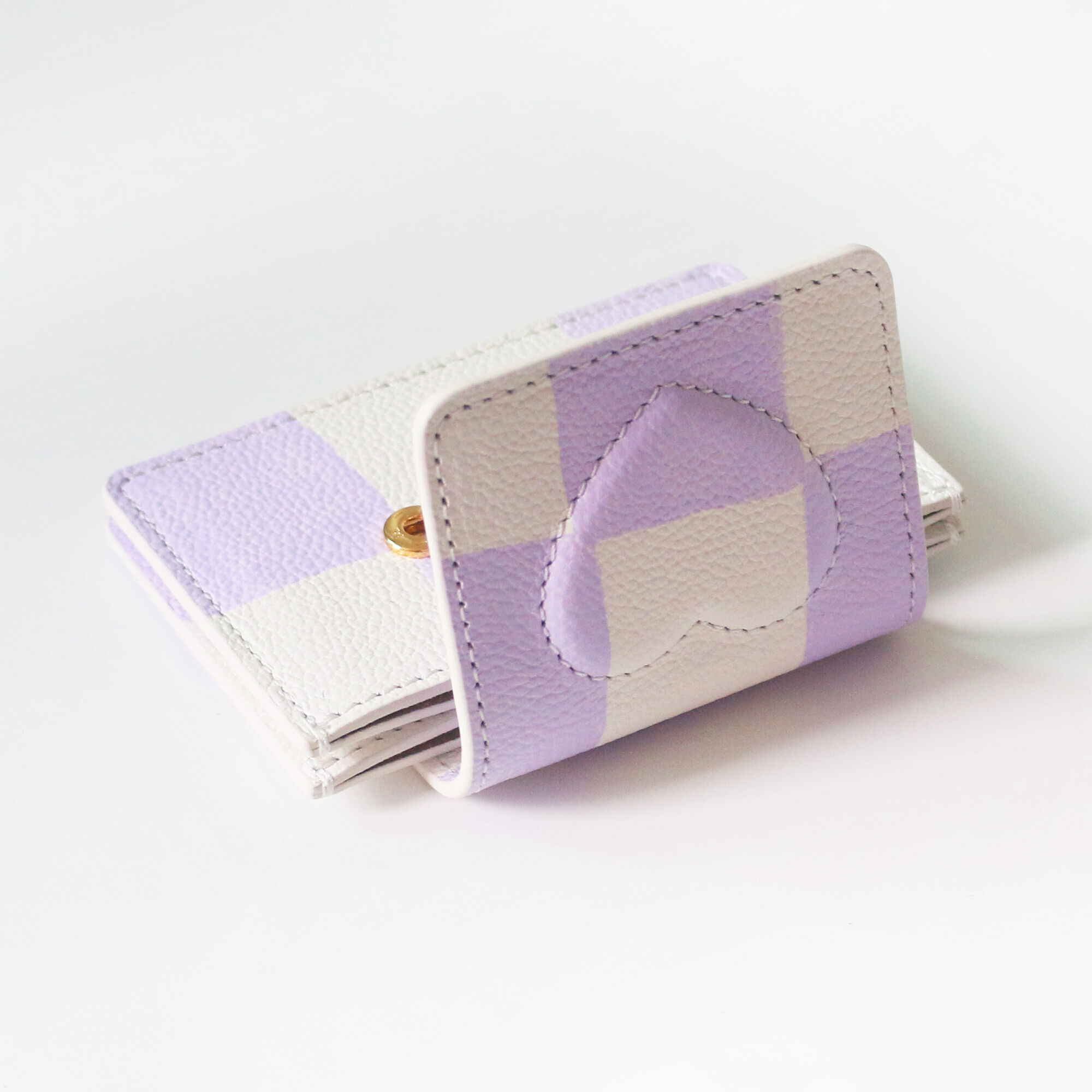shape of wallet - purple check - 감도 깊은 취향 셀렉트샵 29CM