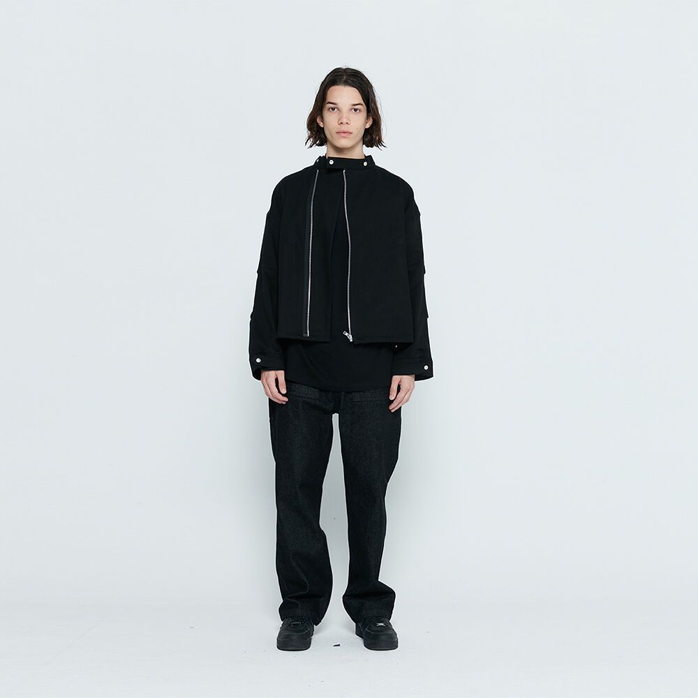 PLASTIC PRODUCT COTTON BIKER JACKET (BLACK) 감도 깊은 취향 셀렉트샵 29CM