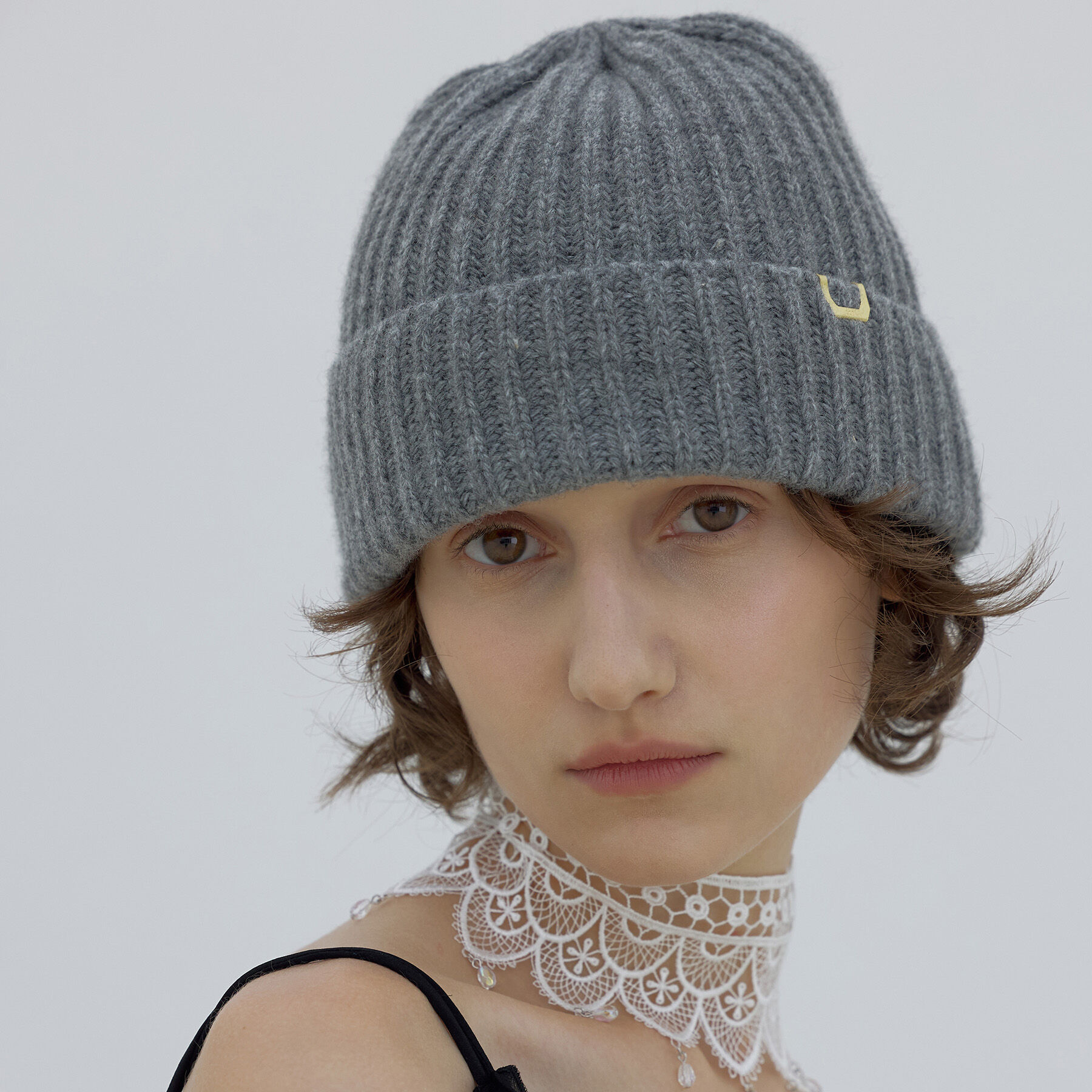 【Rest&Recreation】韓国人気★ RR LOGO JACQUARD BEANIE RR LOGO JACQUARD BEANIE - BLACK – SeoulSeoul