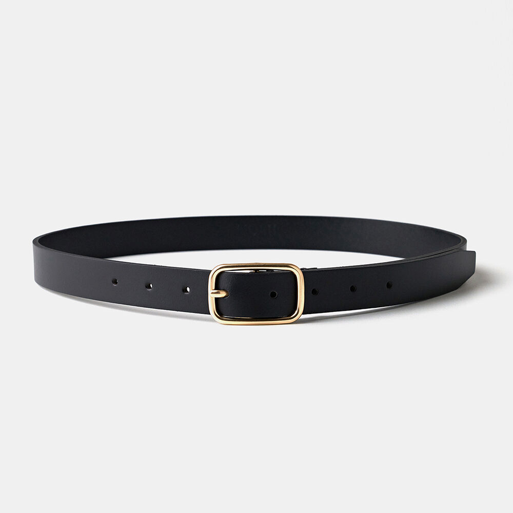 ●38comeoncommon● 20mm Opal Leather Brass Belt Gold 5006852 20mm Opal Leather Brass Belt (Gold) - 감도 깊은 취향 셀렉트