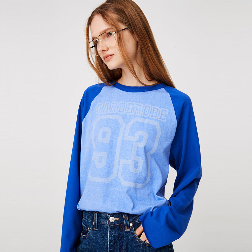 Tシャツ・カットソー HIGH TIDE FRANKIE HTF SURGE RAGLAN TSHIRT BLUE HTF SURGE RAGLAN TSHIRT BLUE - 감도 깊은 취향 셀렉트샵 29CM