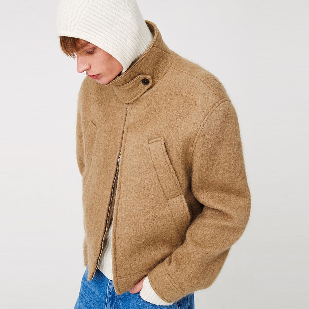 UNISEX, Mohair Double Pocket Blouson / Camel - 감도 깊은 취향