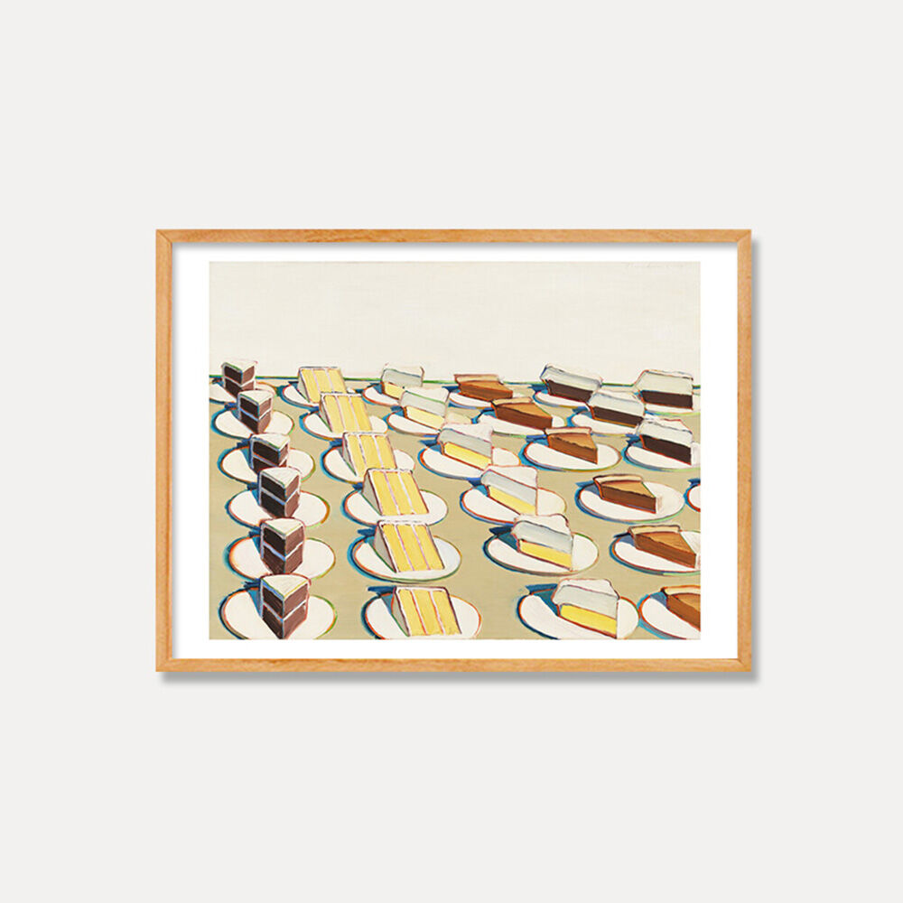 ウェイン・ティーボー　Wayne Thiebaud 「パイカウンター」 웨인티보]Wayne Thiebaud Pie Counter 71 x 56 cm /주문 후 3