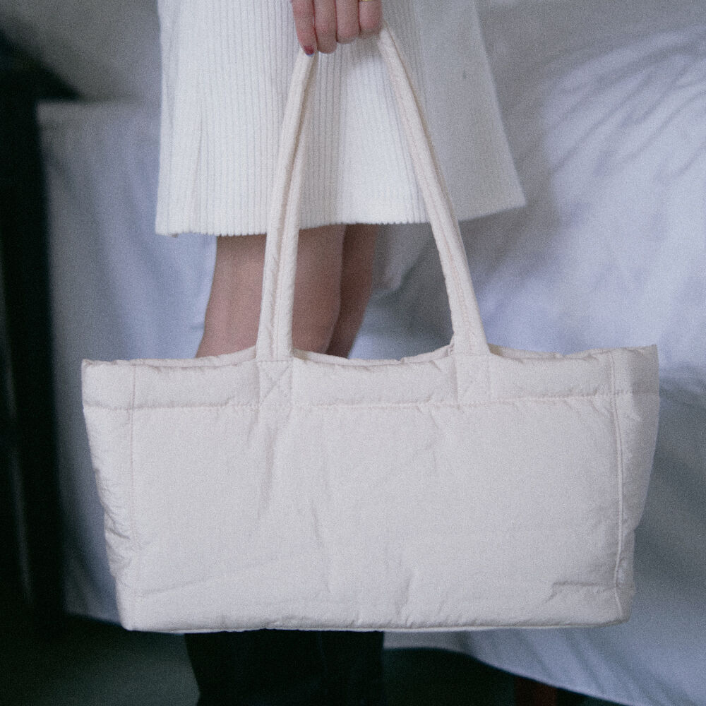 【SOFT SEOUL】 SOFT TERRY MARKET BAG [MELANGE GRAY] Designer fashion, Seoul-fully created | W Concept
