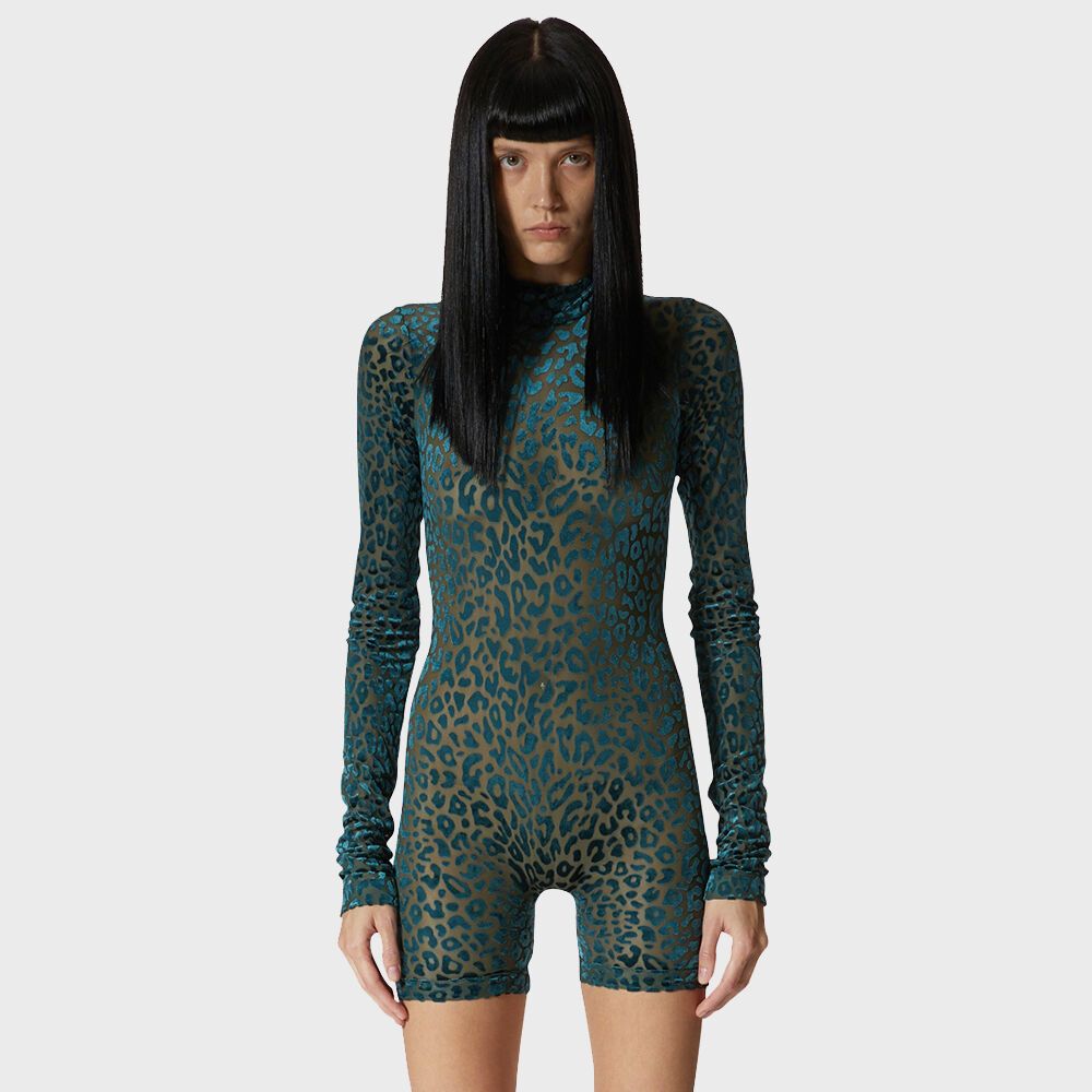 BLUEGREEN LEOPARD JUMPSUIT 감도 깊은 취향 셀렉트샵 29CM