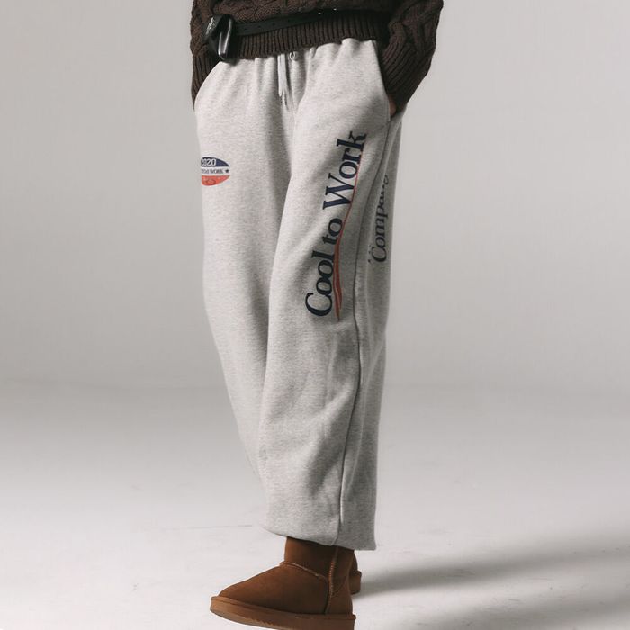 COOL TO WORK JOGGER PANTS GRAY - 감도 깊은 취향 셀렉트샵 29CM